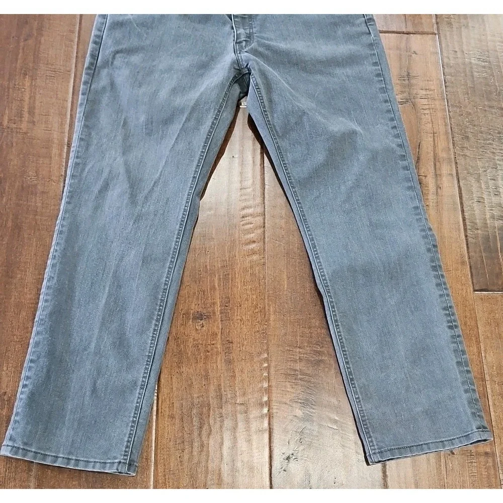 Levi Strauss 541 Jeans Men's 40 × 34 Regular Fit Gray Black Denim W36 L34 Levi's